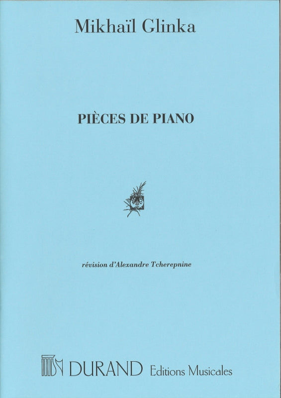 Glinka, Pieces de piano (Durand)