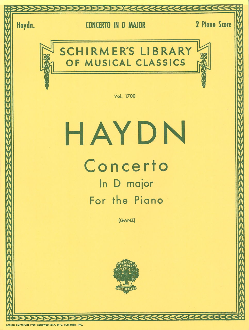 Haydn, Concerto Hob. 18/11 in D (G.Schirmer)