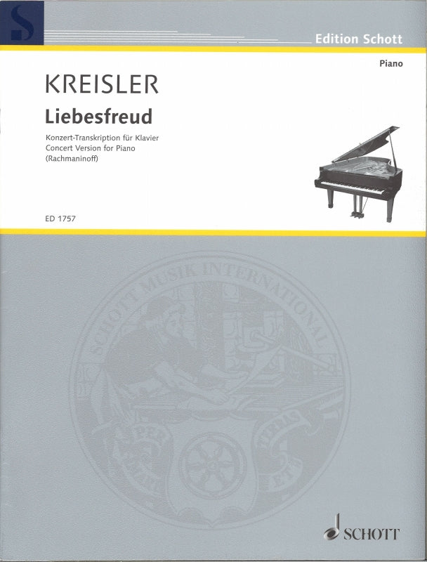 Kreisler/Rachmaninov, Liebesfreud (Schott)