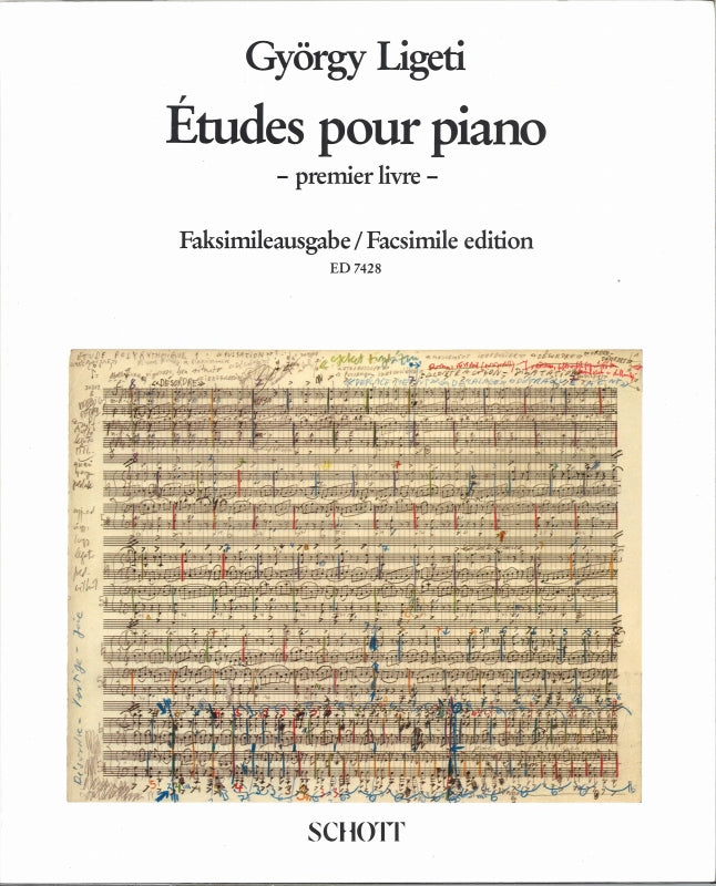 Ligeti, Etudes 1er livre (Faksimile) (Schott)