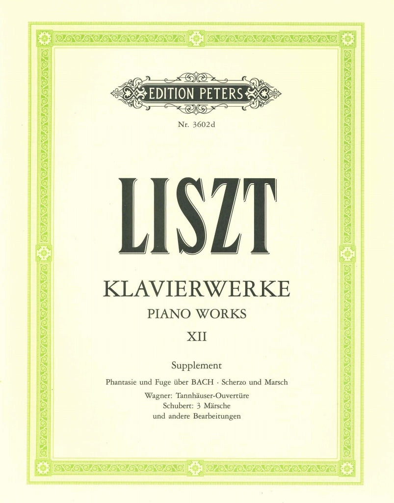 Liszt, Klavierwerke 12 (Peters)