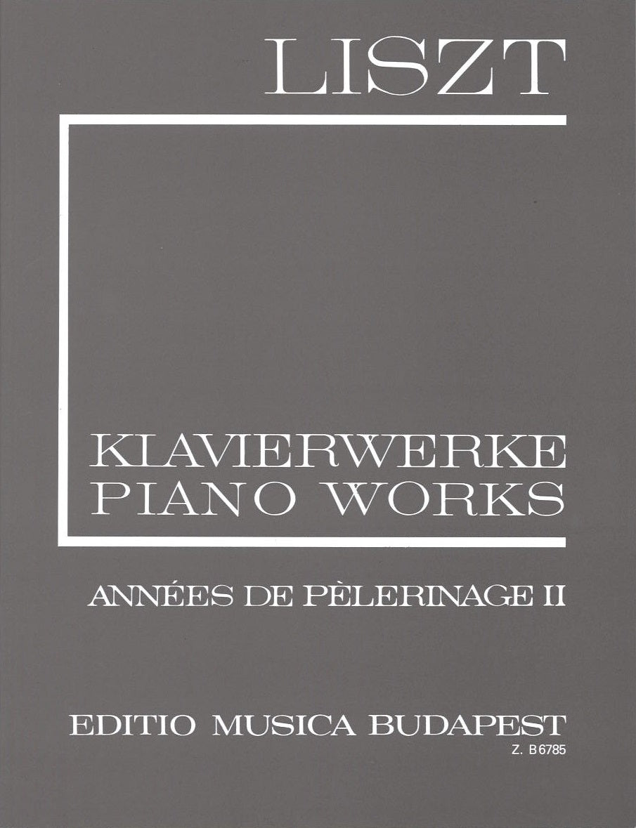 Liszt, 1/ 7 Annees de pelerinage 2 (Editio Musica Budapest)