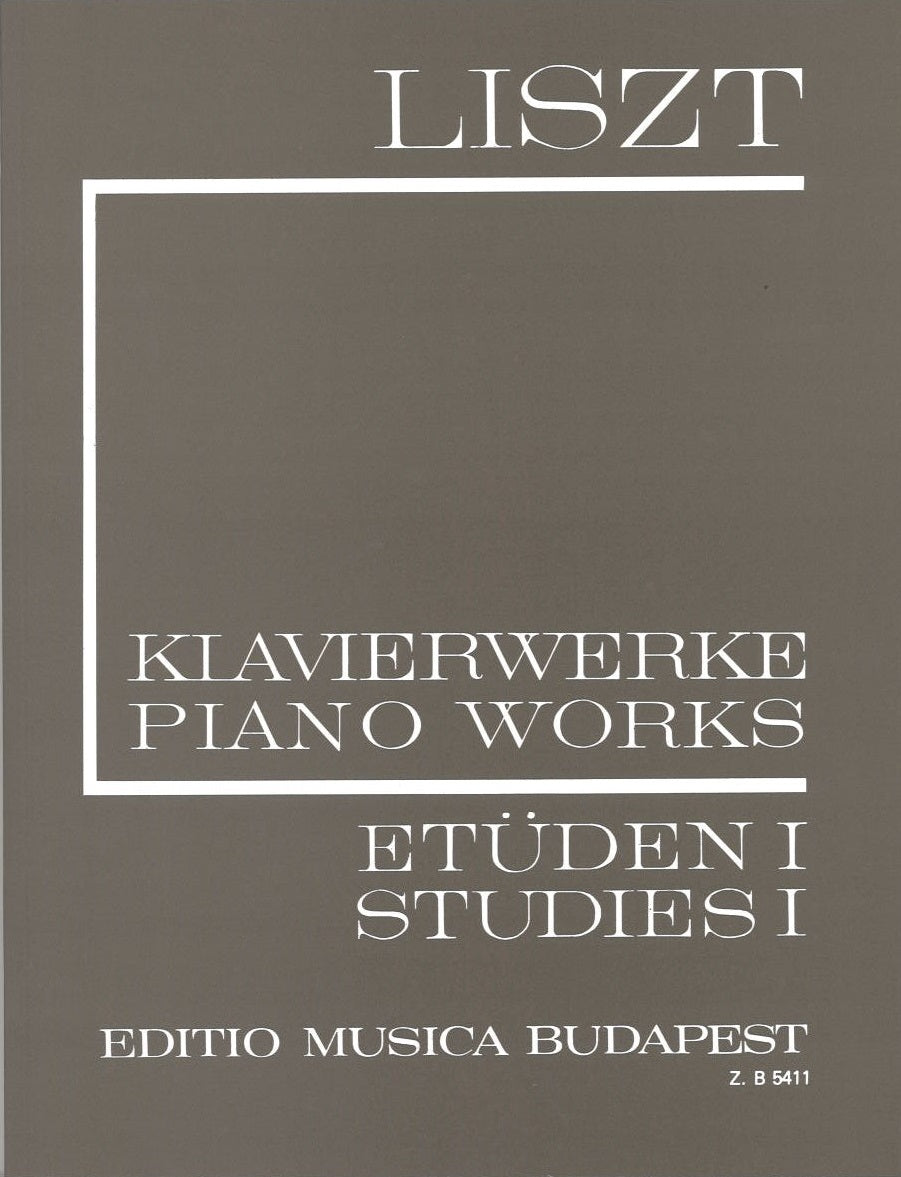 Liszt, 1/ 1 Etuden 1 (Editio Musica Budapest)