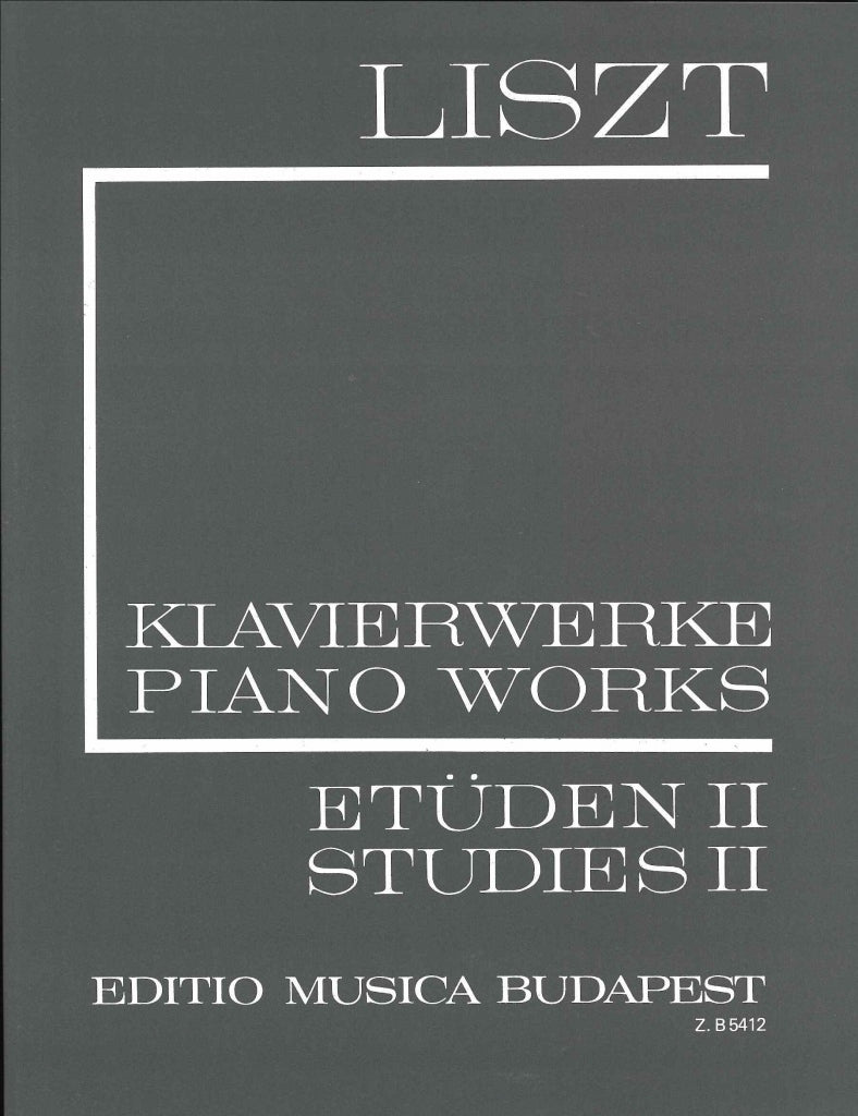 Liszt, 1/ 2 Etuden 2 (Editio Musica Budapest)