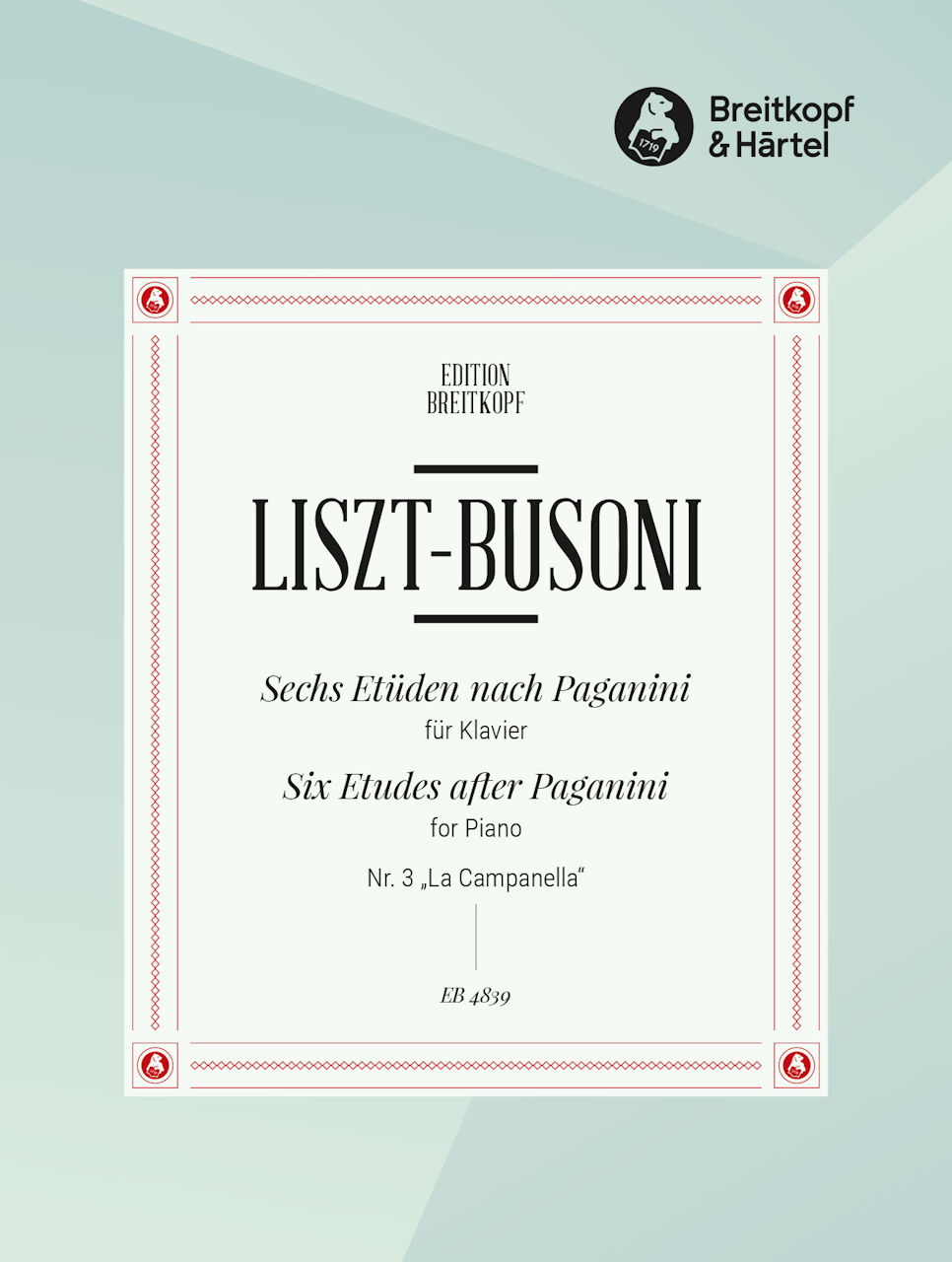 Liszt, La Campanella (Busoni) (Breitkopf)