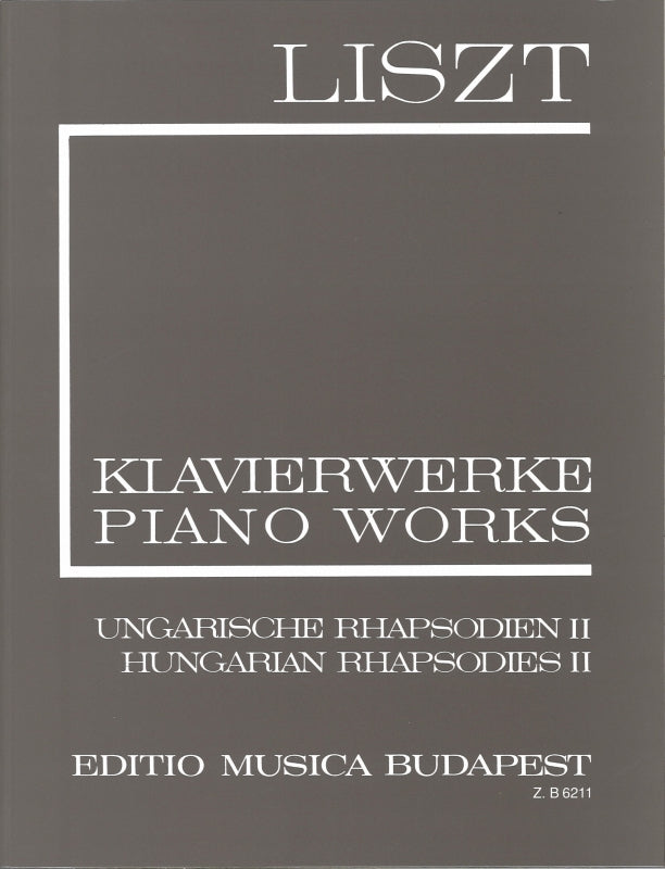 Liszt, 1/ 4 Ungarische Rhaps 2: 10-19 (Editio Musica Budapest)