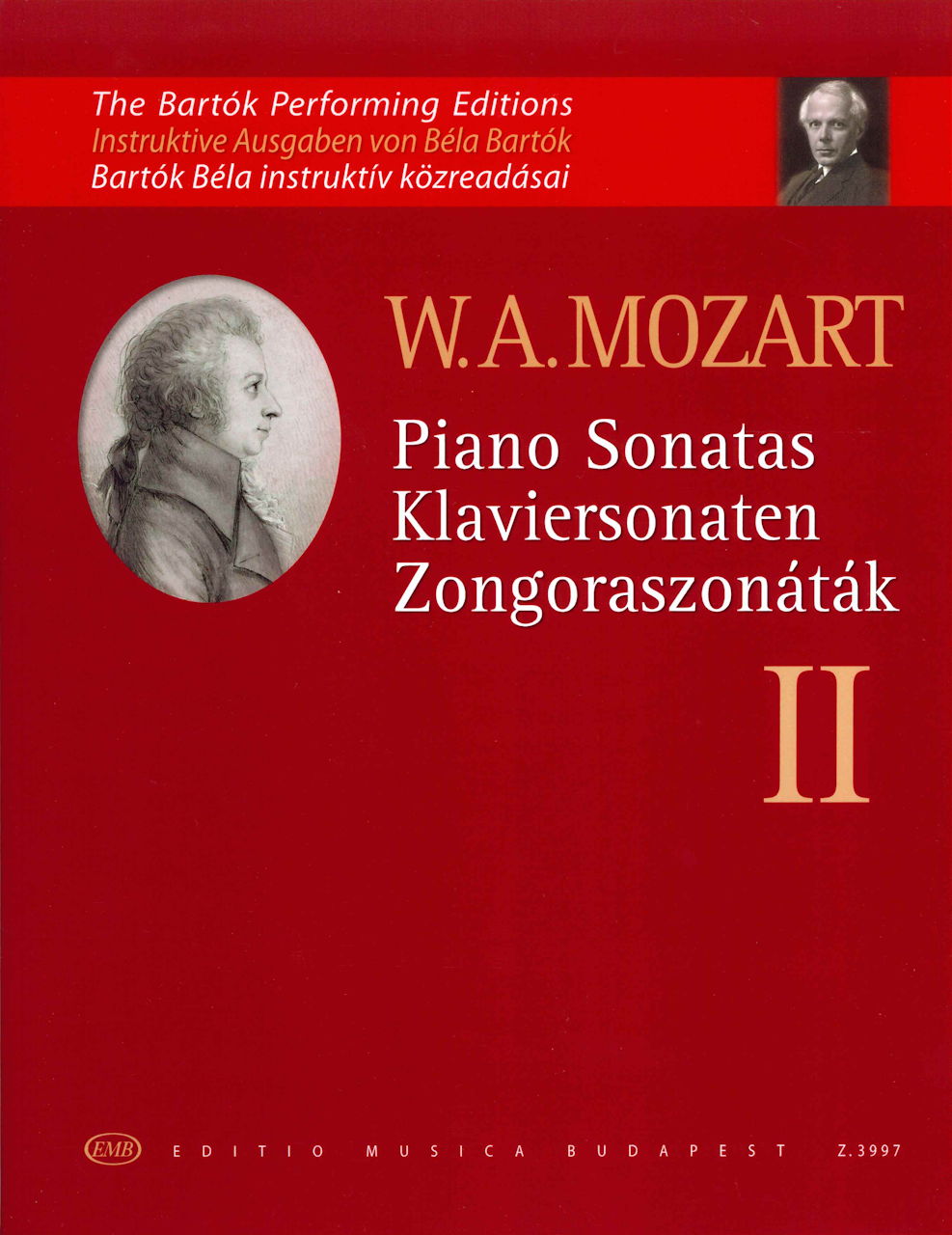 Mozart, Sonaten II (Bartok) (Editio Musica Budapest)
