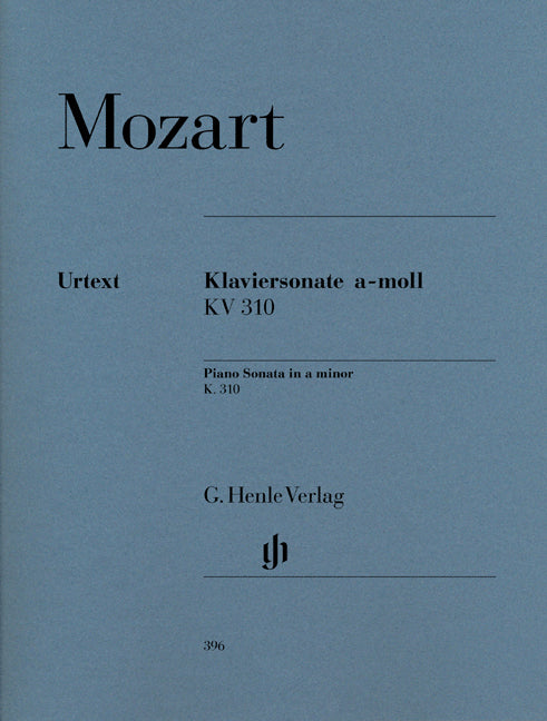 Mozart, Sonata KV 310(300d) in a (Henle)