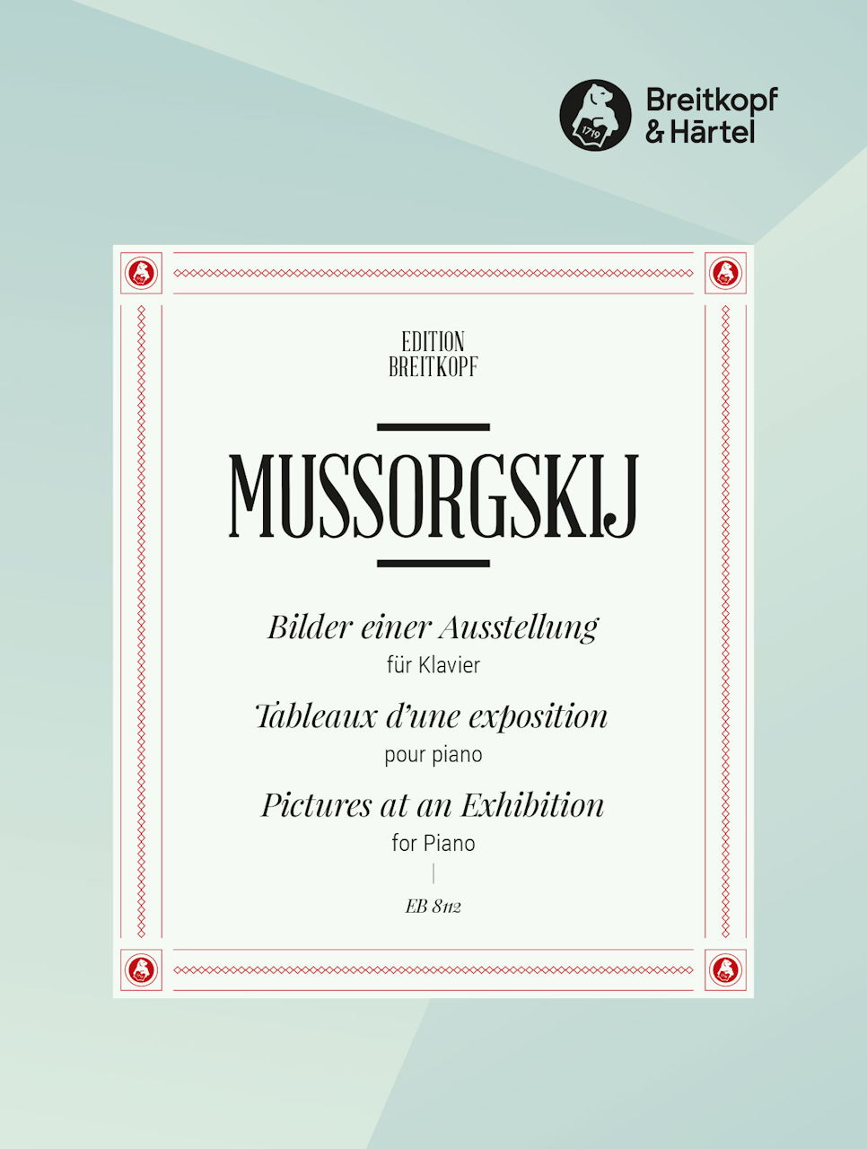 Mussorgsky, Pictures at an Exhibition (Breitkopf)