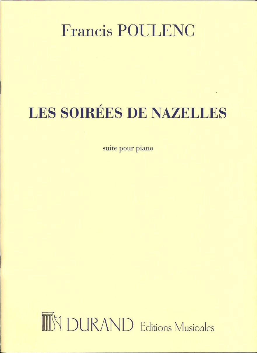 Poulenc, Soirees de Nazelles (1930-36) (Durand)