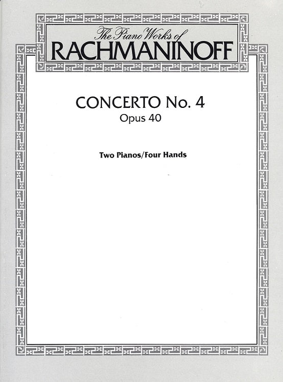 Rachmaninoff, Concerto No. 4 op. 40 (Belwin/Alfred)