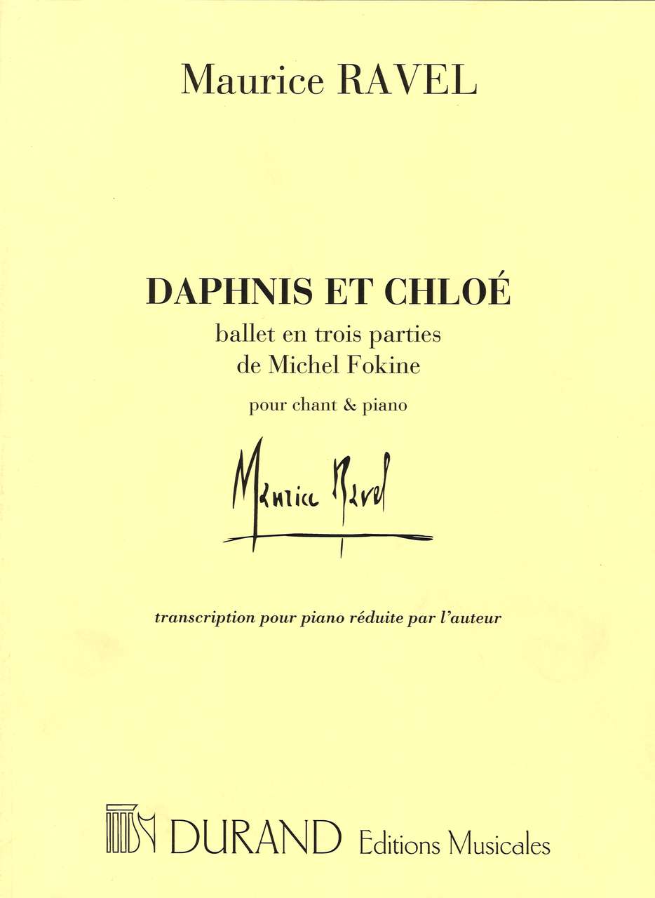 Ravel, Daphnis et Chloe, ballet (Durand)