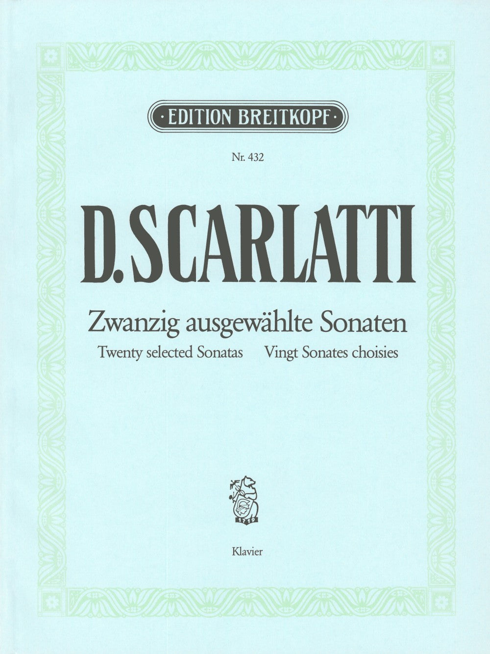 Scarlatti, 20 ausgewahlte Sonaten (Breitkopf)