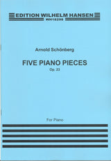 Schonberg, 5 Klavierstucke op. 23 (W.Hansen)