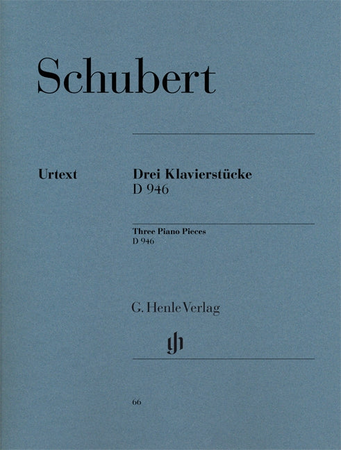 Schubert, Klavierstuke D 946 (Henle)