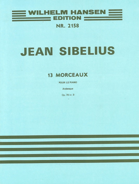 Sibelius, op. 76/ 9: Arabesque (W.Hansen)
