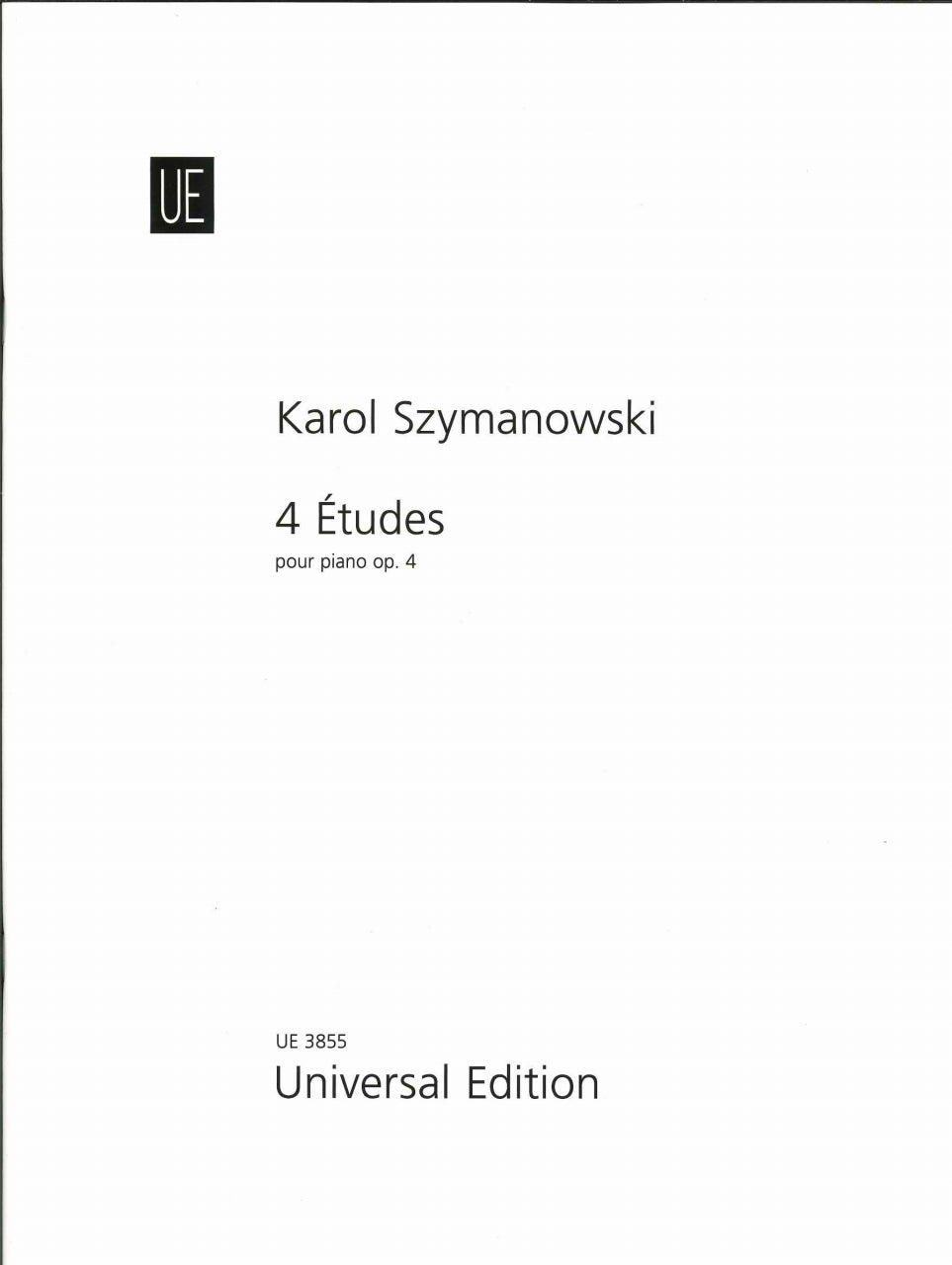 Szymanowski, op. 4 4 Etudes (Universal)