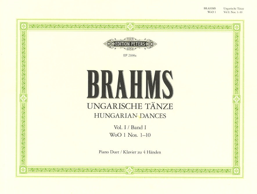 Brahms, Ungarriche Tanze 1 (Singer) (Peters)