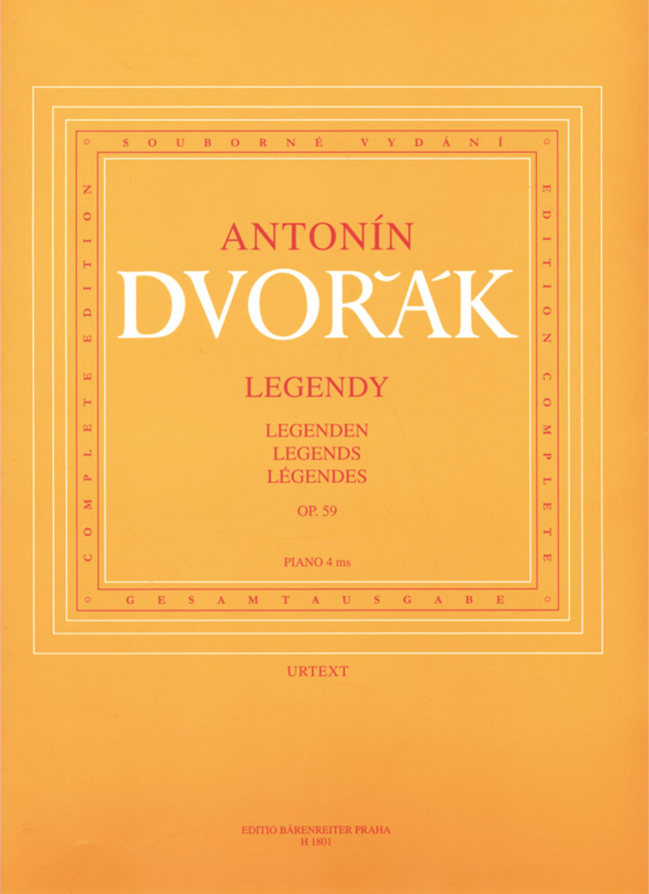 Dvorak, Legends op. 59 B 117 (Supraphon)
