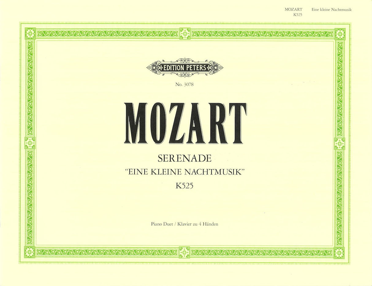 Mozart, Eine kleine Nachtmusik KV.525 (Peters)