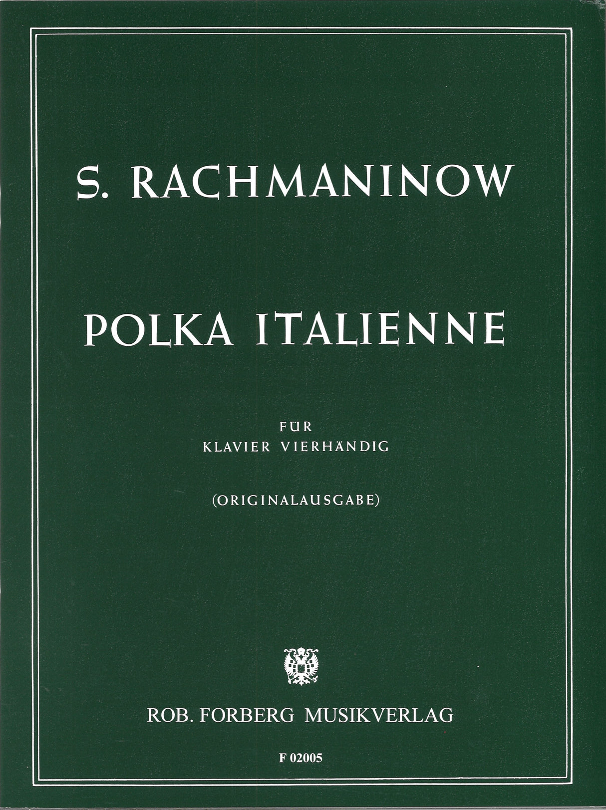 Rachmaninoff, Polka italienne (Forberg)