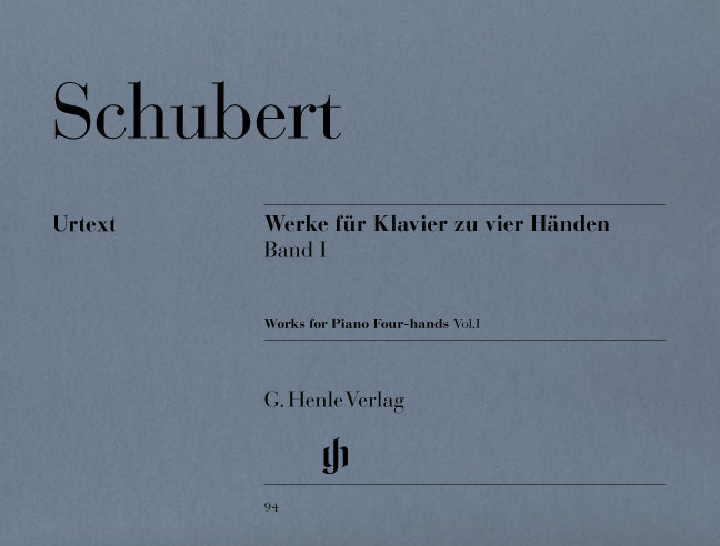 Schubert, Works for Piano 4-hands 1 (Henle)