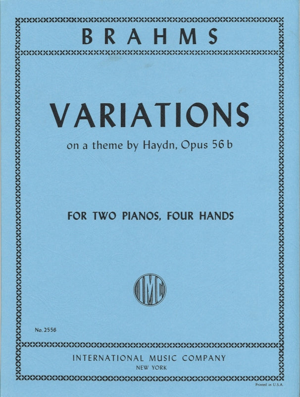 Brahms, Haydn Variations op. 56b (IMC)