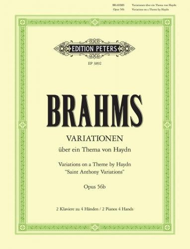 Brahms, Haydn Variations op. 56b (Peters)