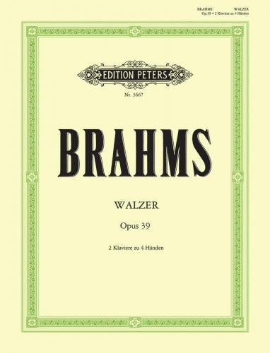Brahms, 5 Walzer op. 39 (Peters)