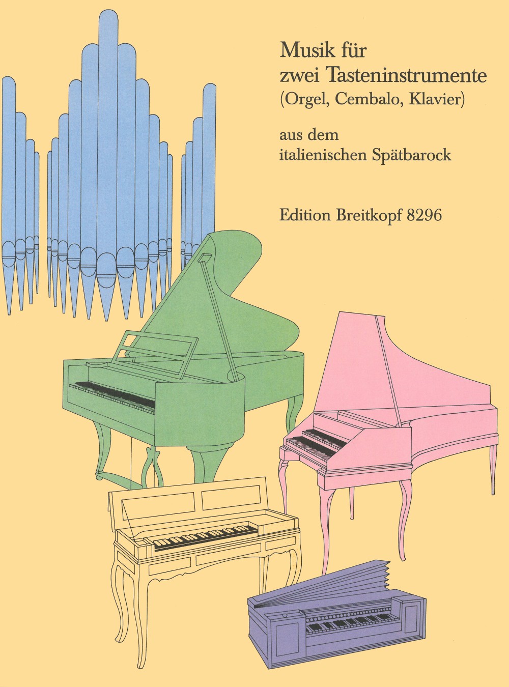 Musik fur zwei Tasteninstrumente (Breitkopf)