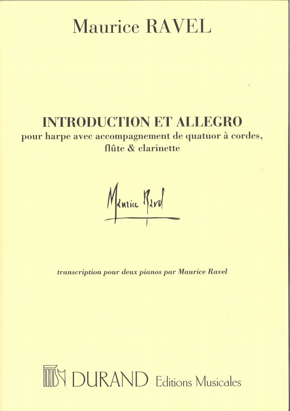 Ravel, Introduction et allegro (Ravel) (Durand)