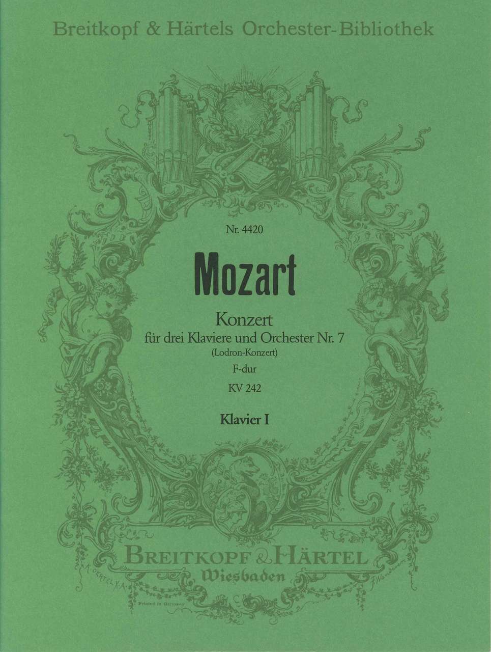Mozart, Concerto KV 242: Pf I, II. III (Breitkopf)