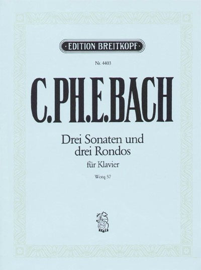 Bach,C.P.E., Sonaten, Rondos Wq 57 (Breitkopf)