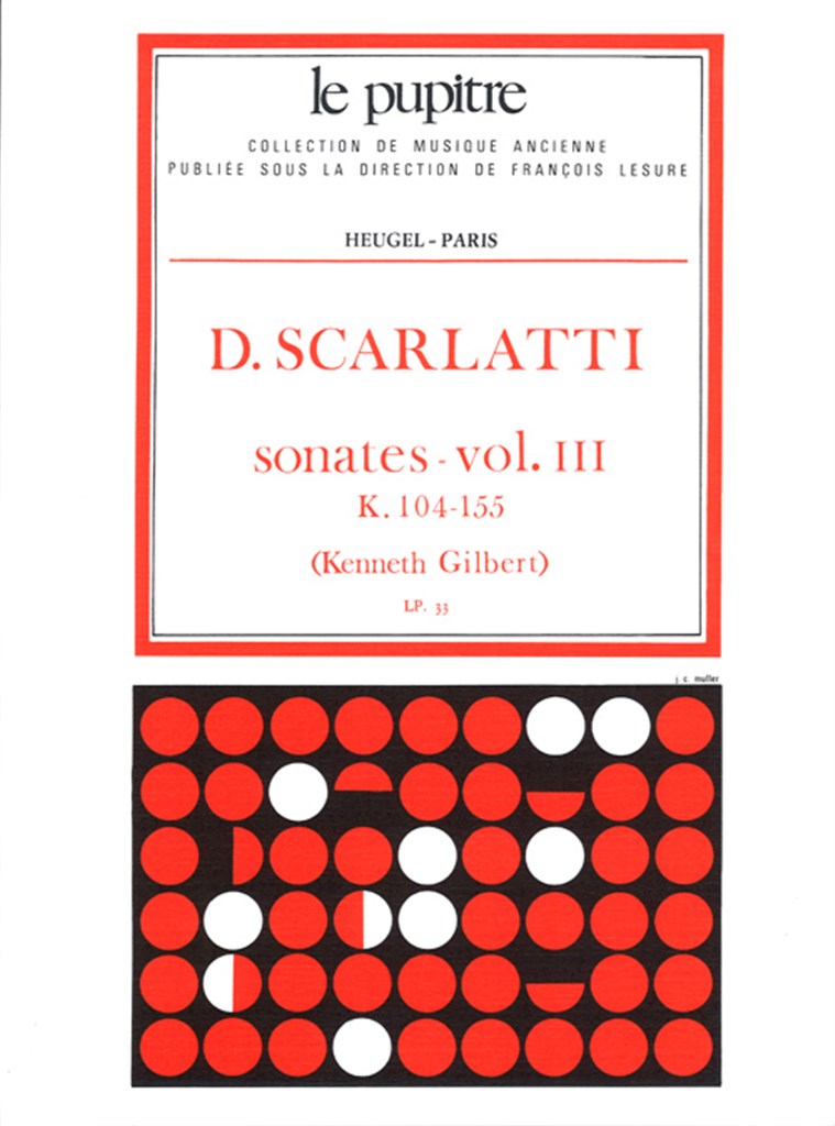 Scarlatti, Sonates Vol. 3: K 104-155 (Heugel)