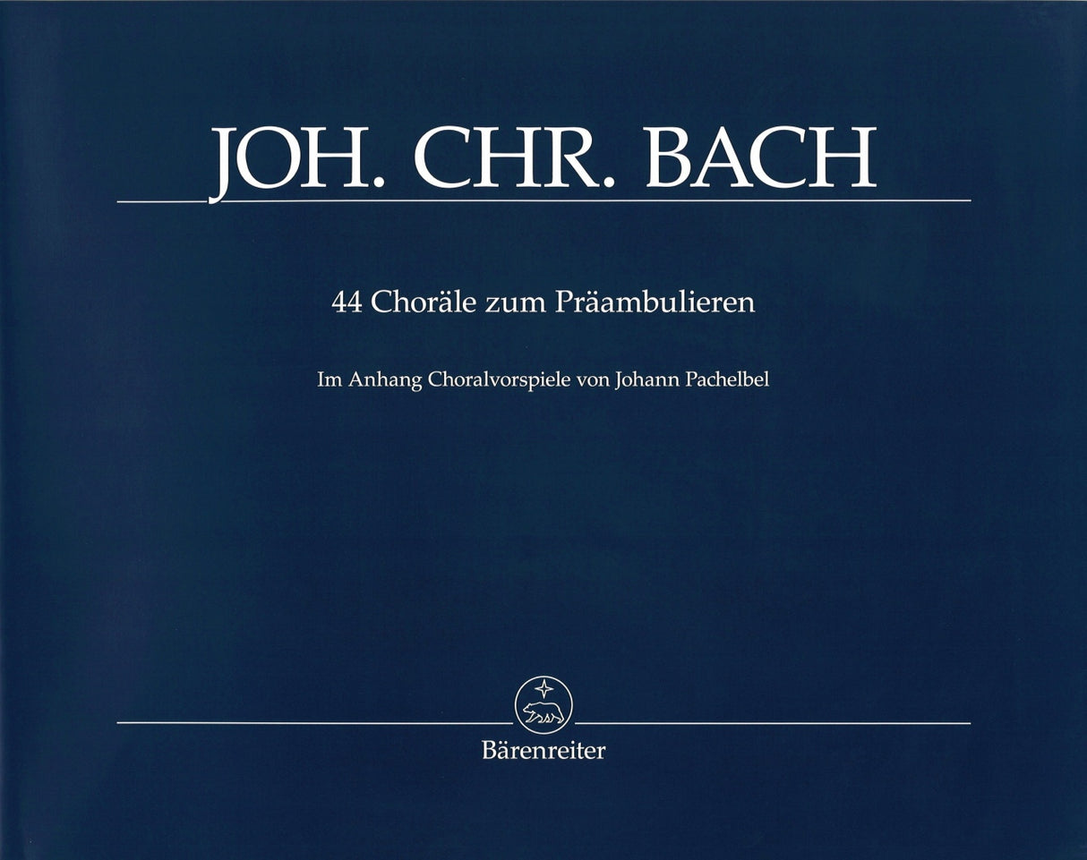 Bach,J.Chf.,44 Chorale zum Praambulieren (Barenreiter)