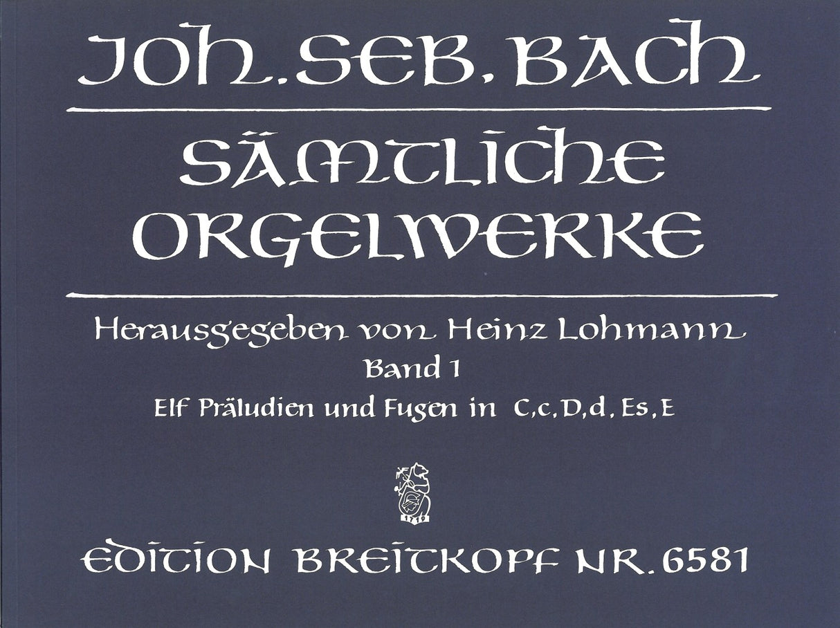 Bach, Samtliche Orgelwerke 1 (Lohmann) (Breitkopf)
