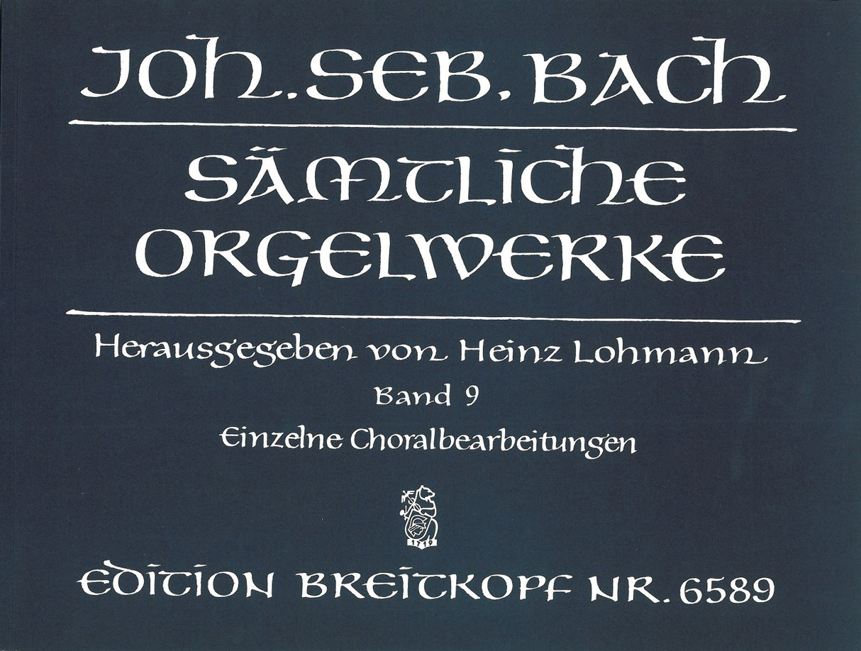 Bach, Samtliche Orgelwerke 9 (Lohmann) (Breitkopf)