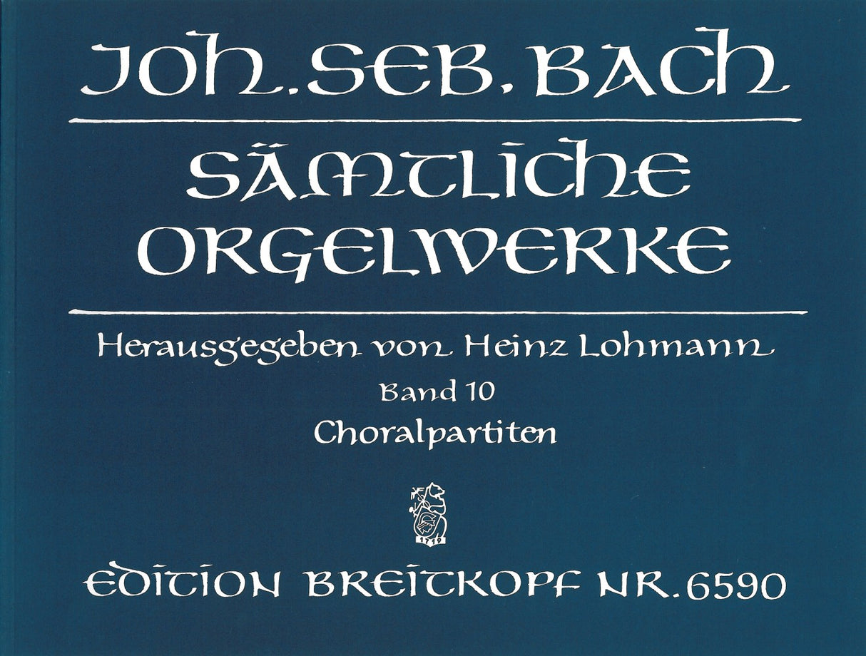 Bach, Samtliche Orgelwerke 10 (Lohmann) (Breitkopf)