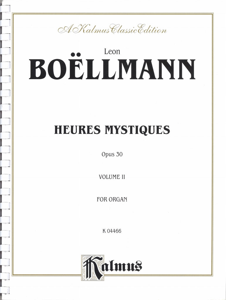 Boellmann, Heures mystiques 2, op. 30 (Kalmus/Alfred)