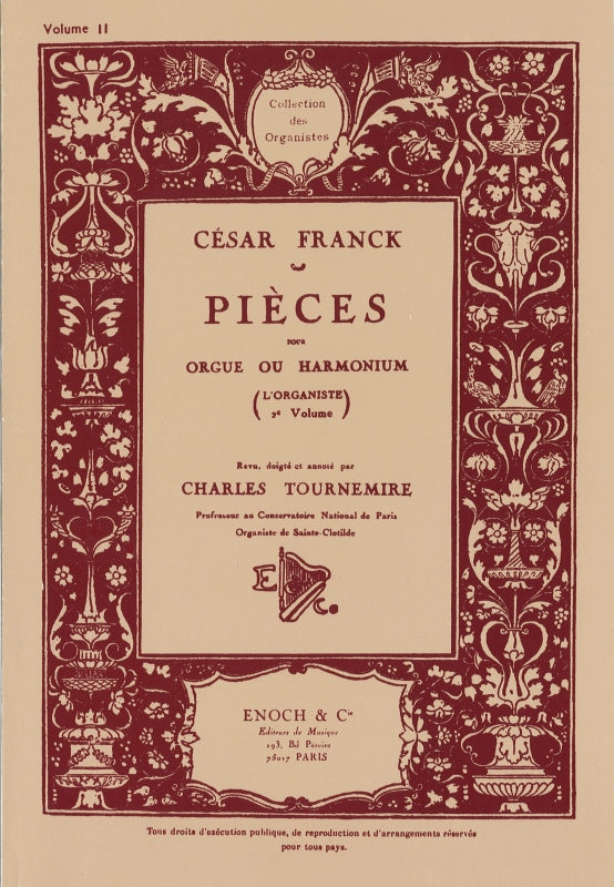 Franck, L'Organiste 2 (Tournemire) (Enoch)