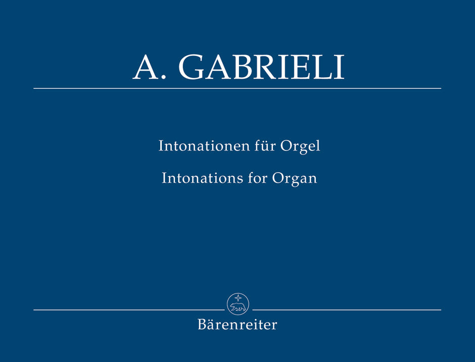 Gabrieli,A., Werke 1: Intonationen (Barenreiter)