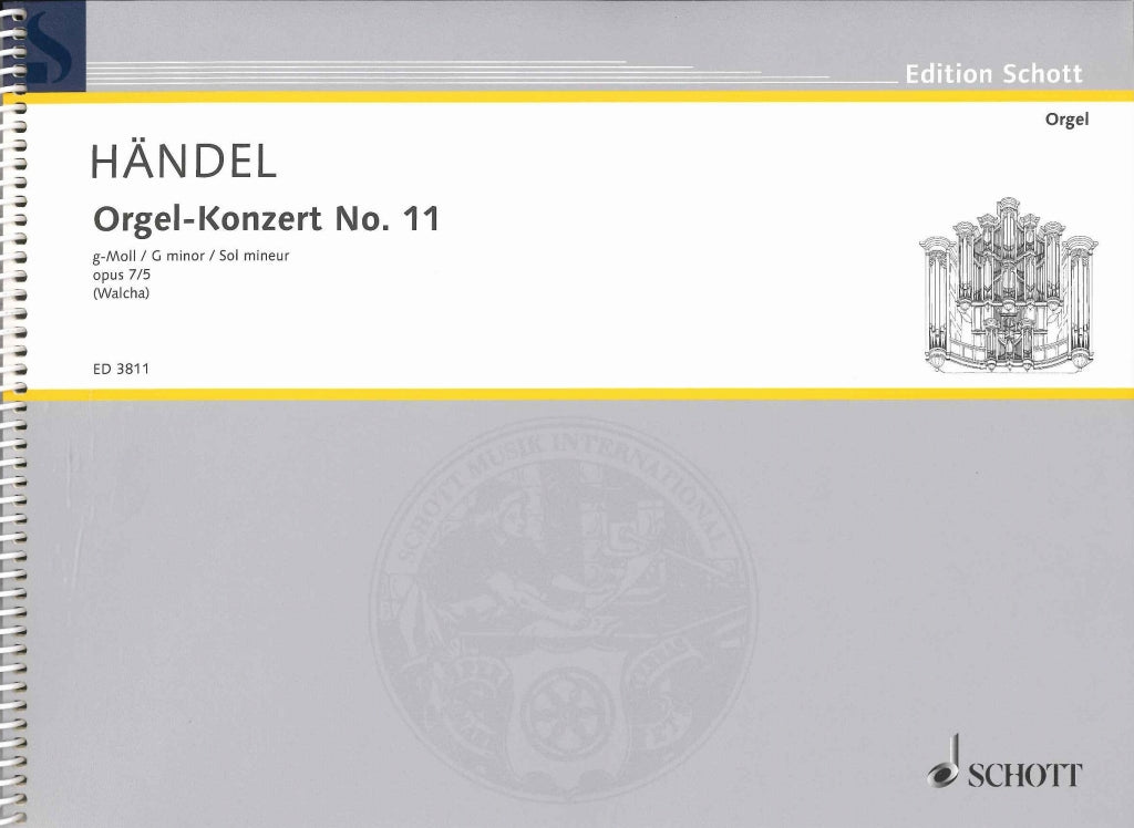 Handel, Concerto op. 7/5 (2-Org Red) (Schott)