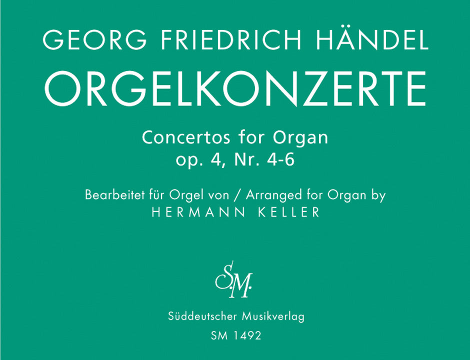 Handel, Concertos op. 4/4-6 (Solo w. Pd) (Willy Muller/Suddeutscher Musikverlag)
