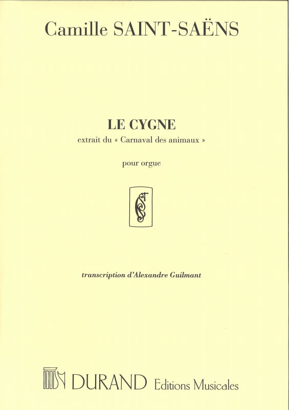 Saint-Saens, Cygne (Guilmant) (Durand)