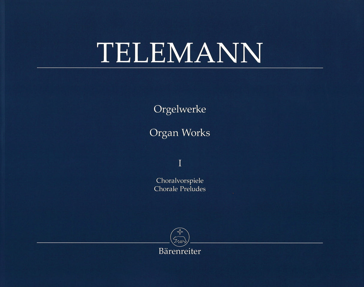 Telemann, Orgelwerke 1: Choralvorspiele (Barenreiter)