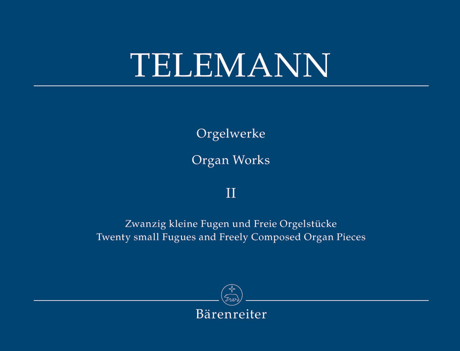 Telemann, Orgelwerke 2: 20 kleine Fugen (Barenreiter)