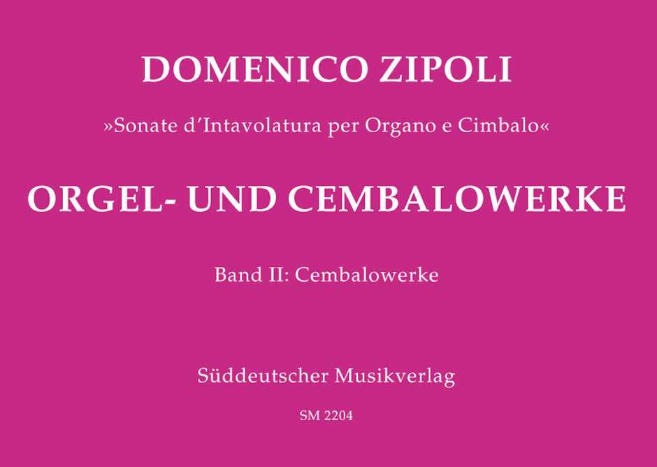 Zipoli, Orgel- und Cembalowerke 2 (Barenreiter)