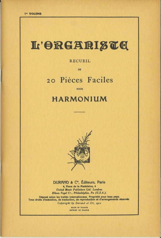 Organiste 1 (Durand)