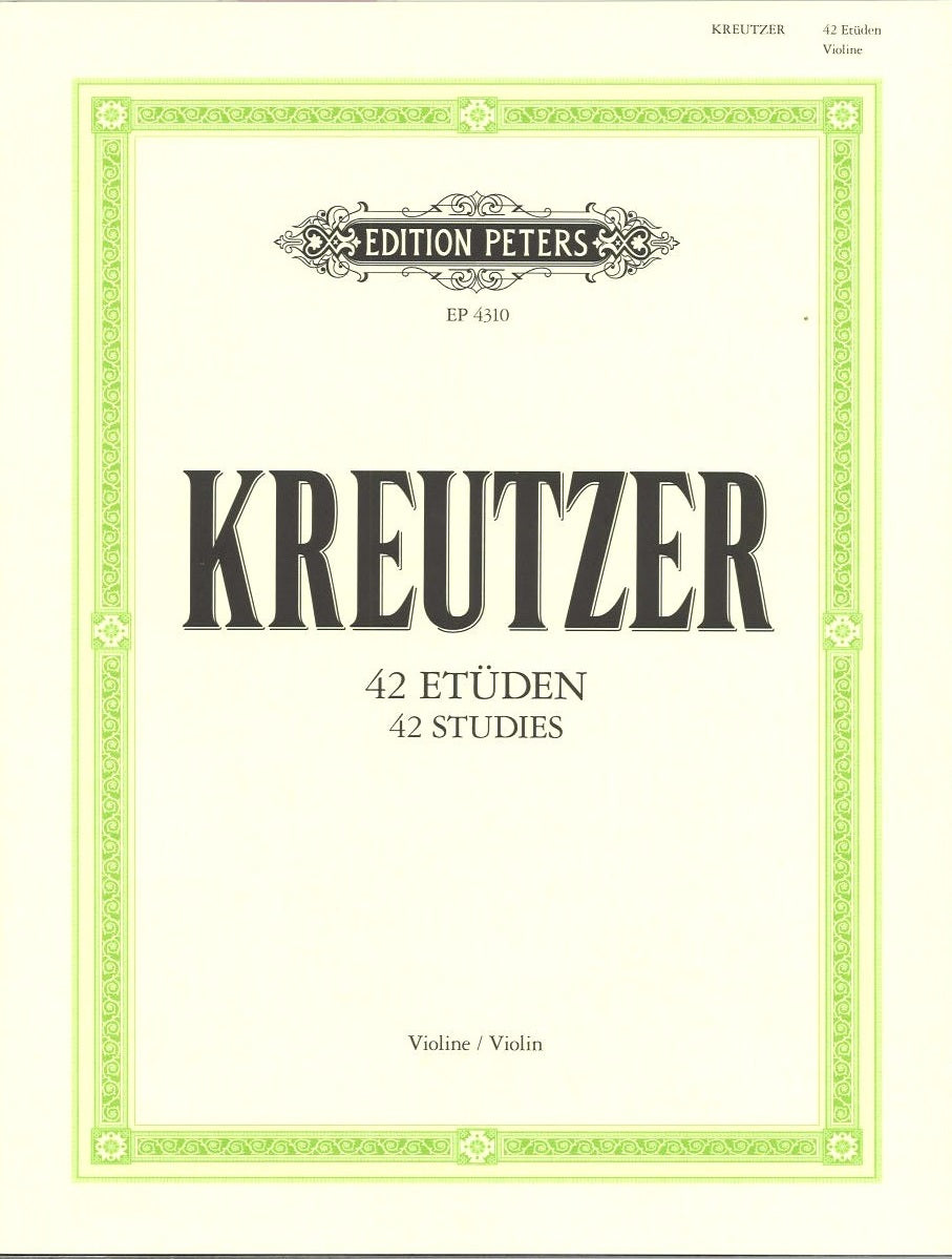 Kreutzer, 42 Etudes (Davisson) (Peters)