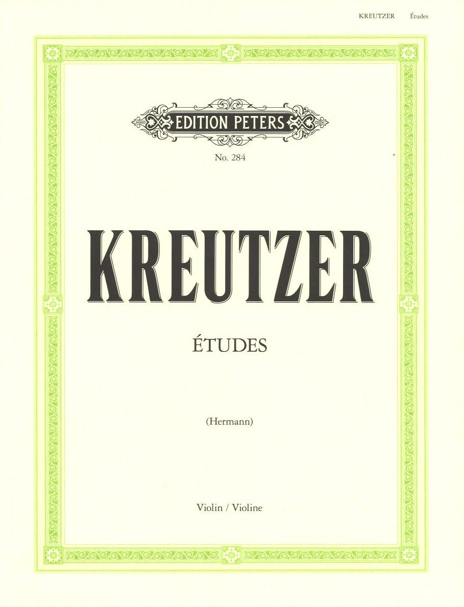 Kreutzer, 42 Etudes ou Caprices(Hermann) (Peters)